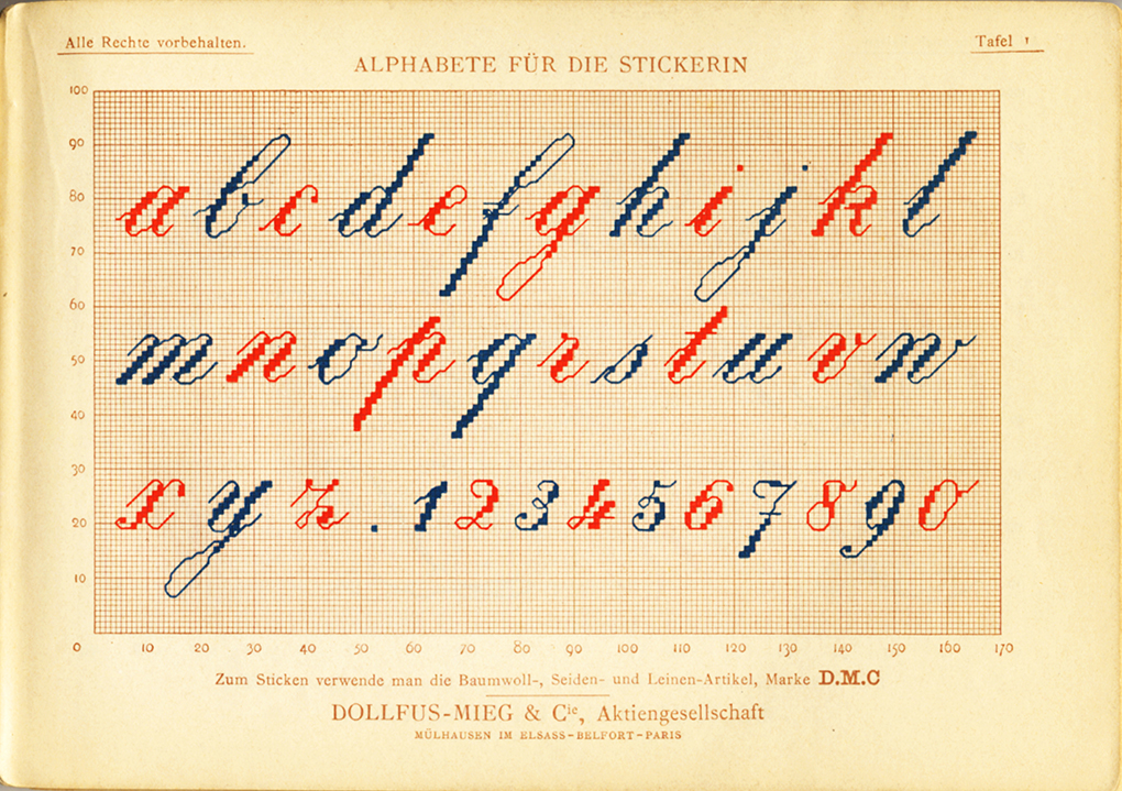 Alphabete für die Strickerin - plate 01