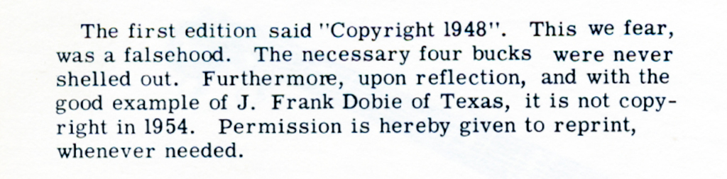 The first edition said The first edition said