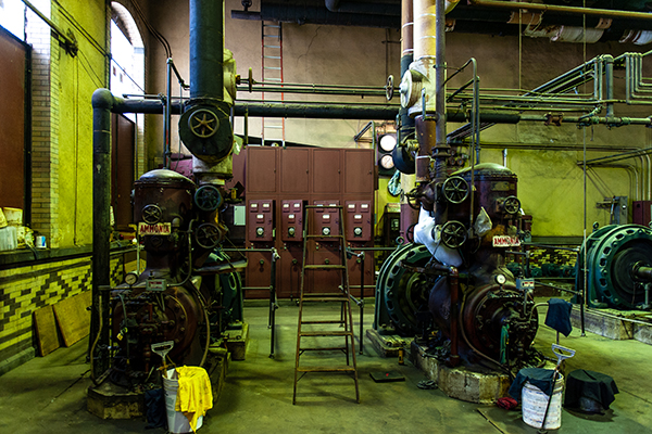 Frick ammonia compressors in the Philly Cold Power House.
